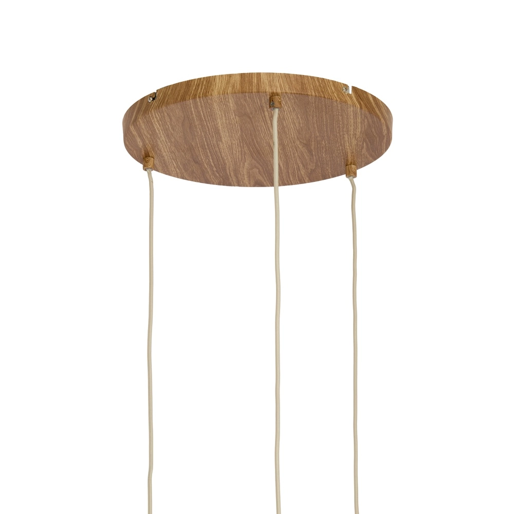 Lampe pendante à 3 lampes Danialo brun clair avec corde Light & Living 8717807816728