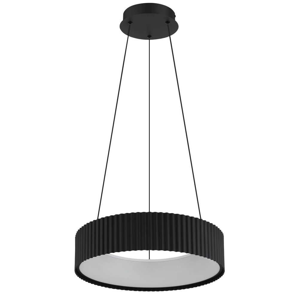 Lampe pendante de conception Kemp noir Ø 46cm Globo 9007371569274