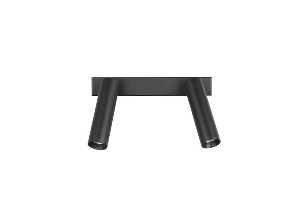 Spot de plafond fin Ambala 2x LED - noir Trio 4017807612639