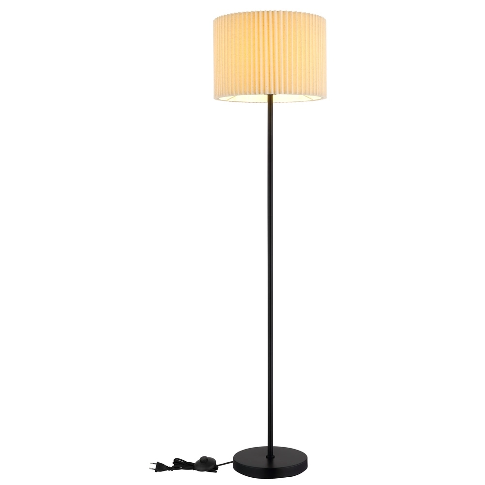 Lampe de pied Page Ø 38cm blanc avec noir Globo 9007371528592