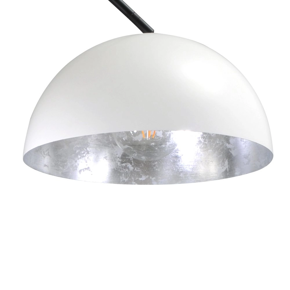 Lampadaire Industria 186 blanc avec de l'argent Masterlight 8718121153186