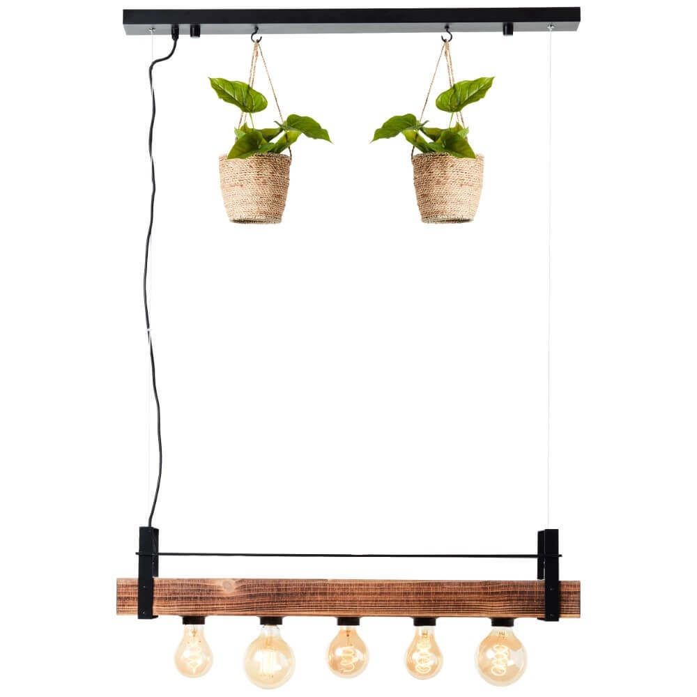 Lampe suspendue Bankwood 80 cm Brilliant 4004353396588