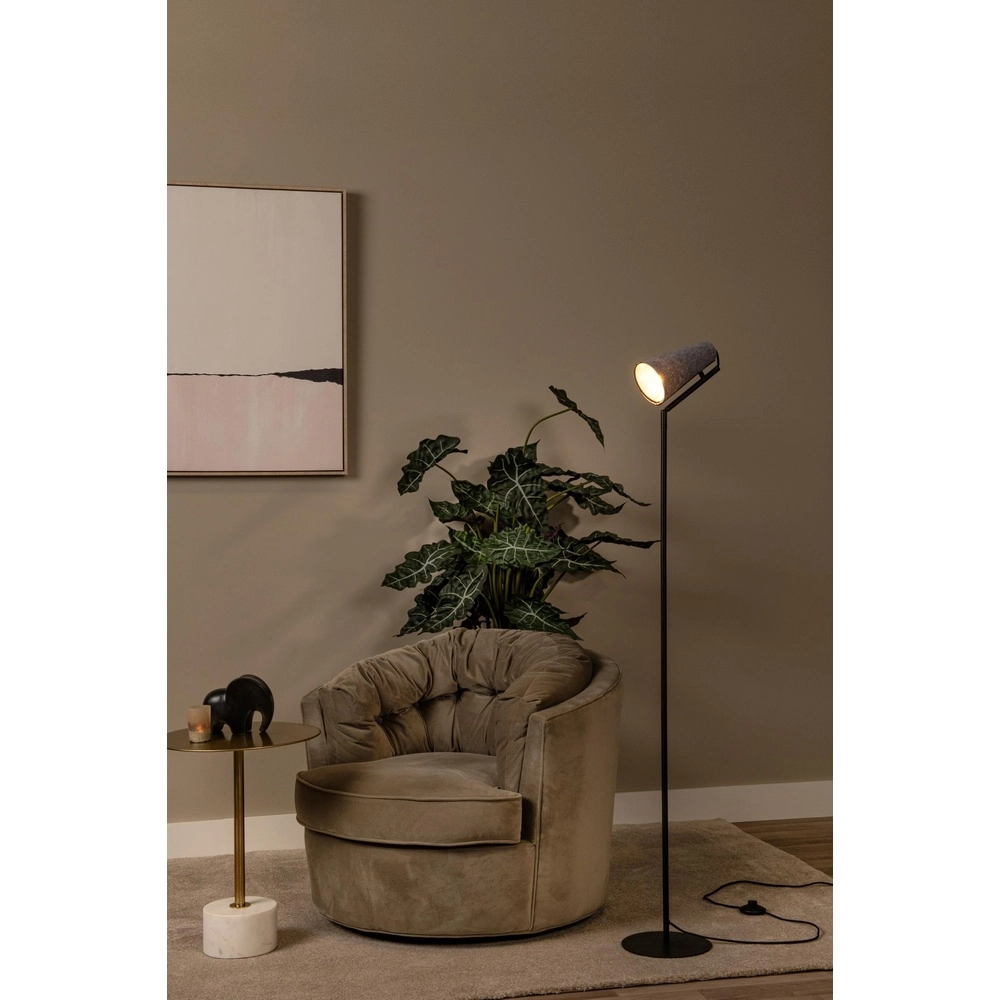 Lampe sur pied unique Bensen gris Lucide 5411212051653