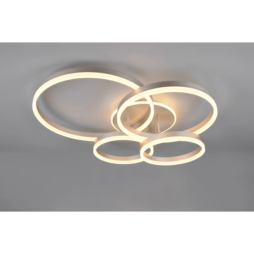 Plafonnier Drake Nickel Moderne Trio 4017807657821