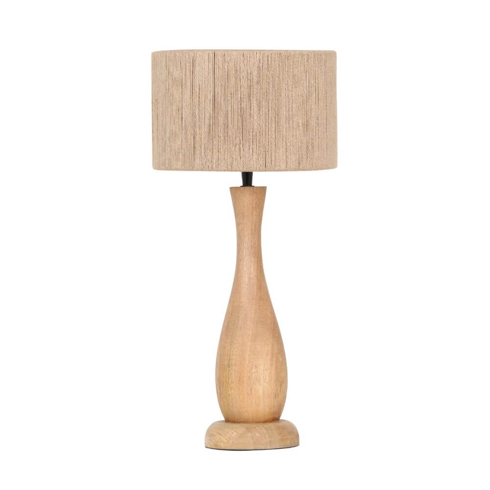 Lampe de table en corde Toba 54 cm Trio 4017807617702