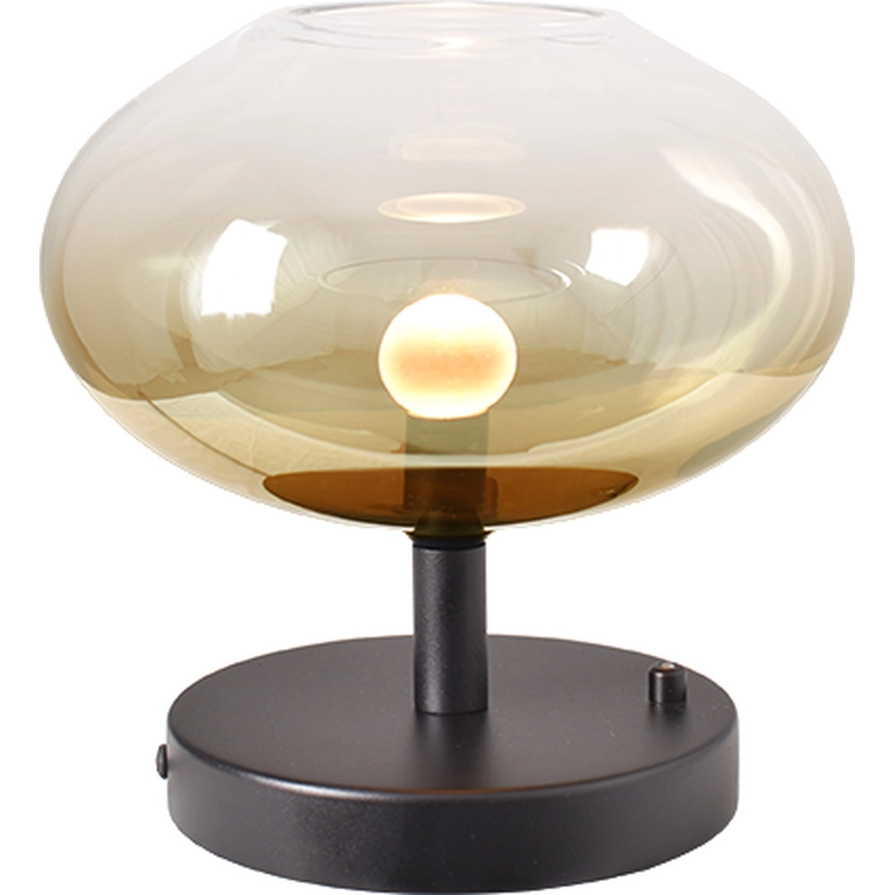 Lampe de table LED Lido Onion avec un verre Ø de 24 cm doré qui s’estompe. Masterlight 8718121347820