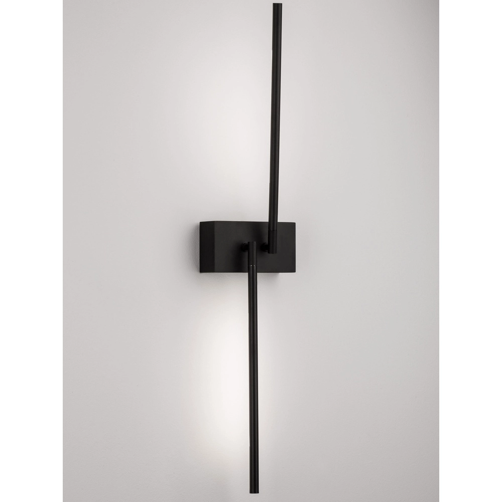 Lampe murale Raccio Double noir Lyora 5212017420466
