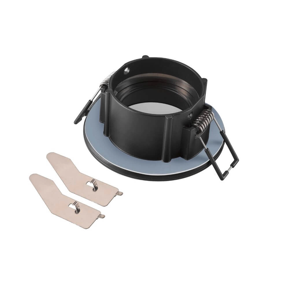 Anneau de montage New Tria 68 IP65 rond noir - sans raccord SLV 4024163276535