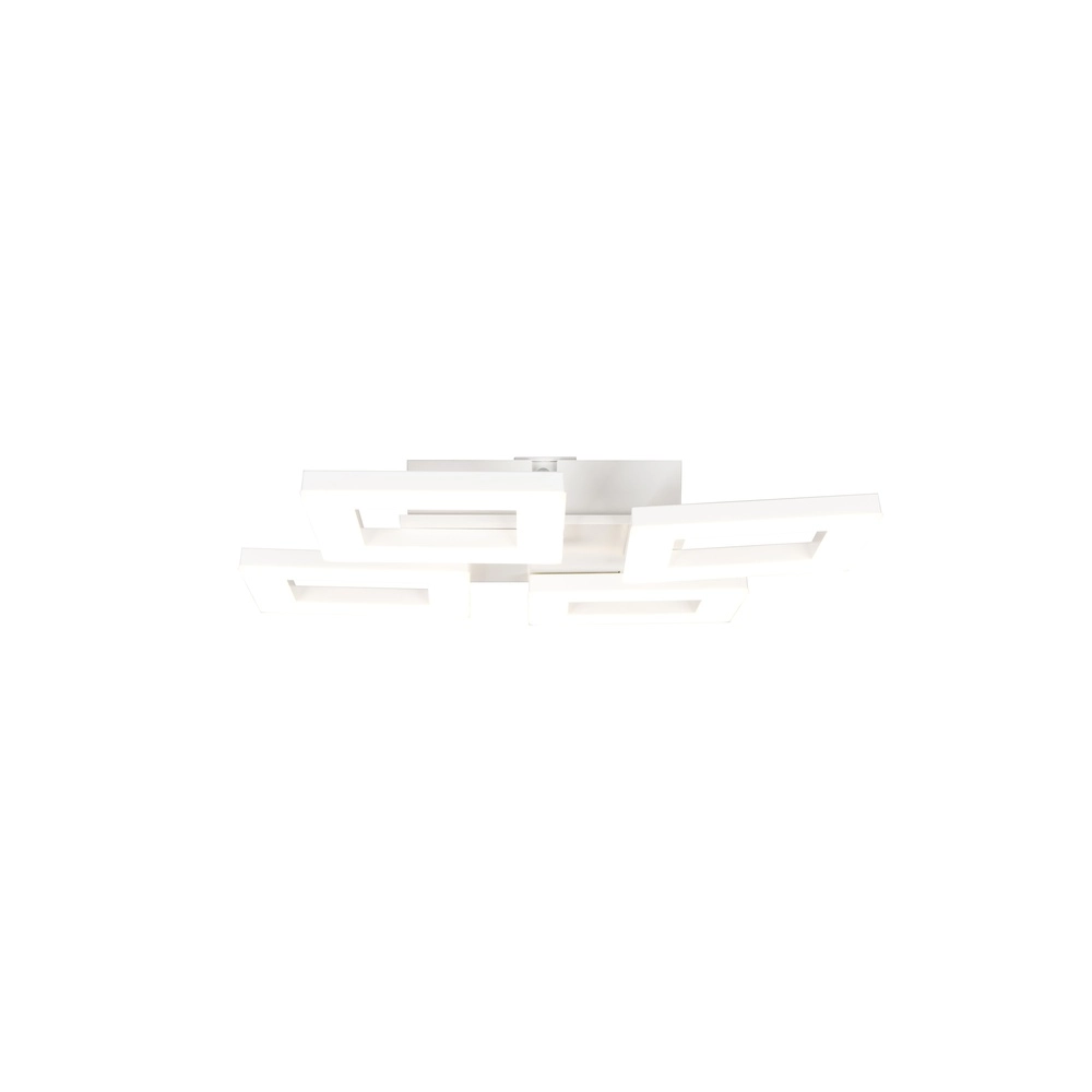 Lampe de plafond à design Cemi Carré blanc Trio 4017807704327