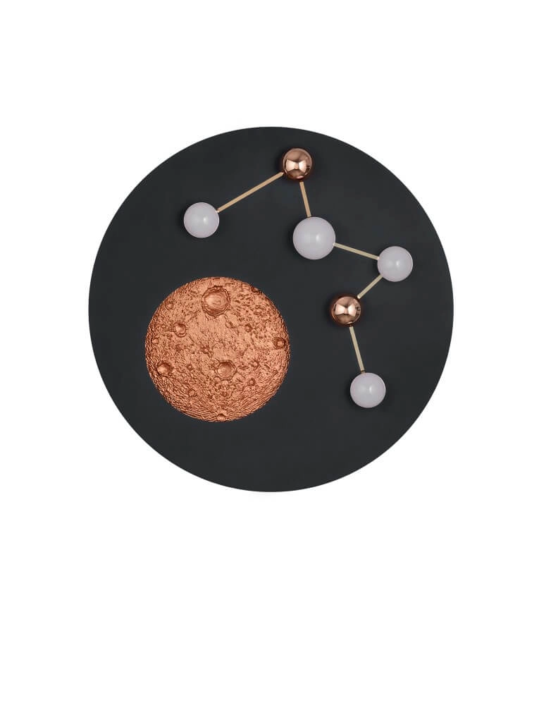 Plafonnier design Zodiac noir Trio 4017807580945