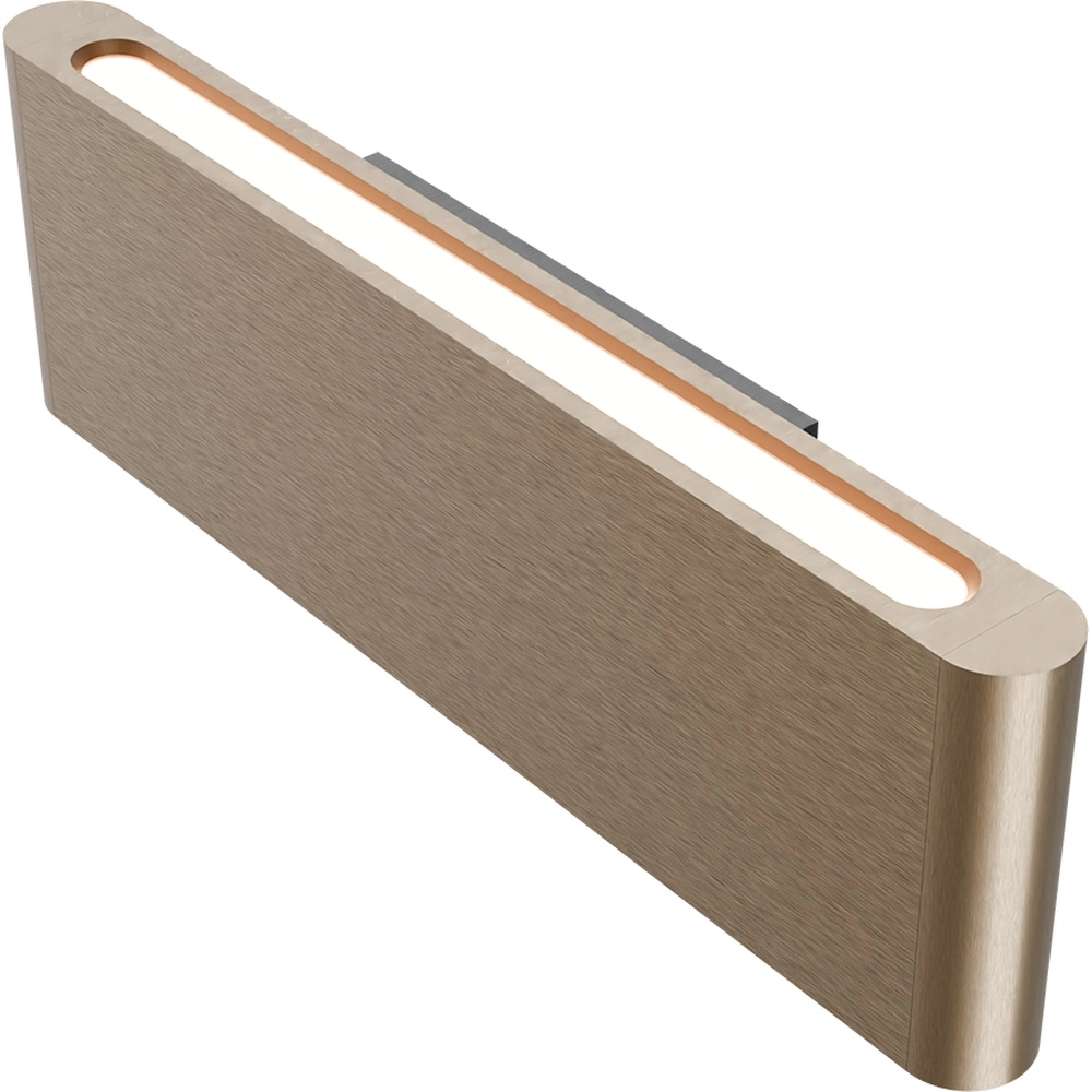 Spot mural moderne Atina 34cm bronze cuivré Masterlight 8718121384979