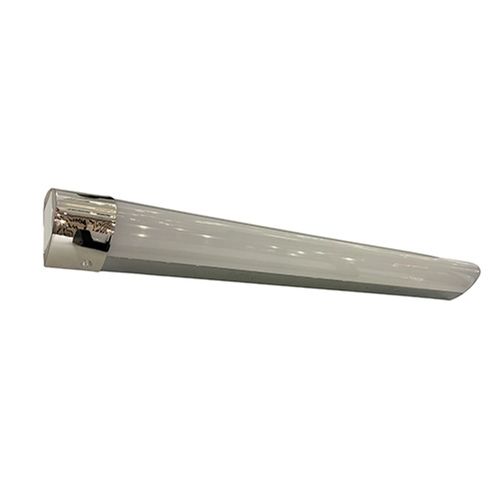 Lampe miroir Tobero Chrome 90cm avec multiprise