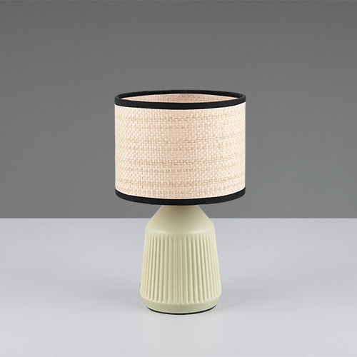 Lampe de table Formentera Ø 16 cm vert Trio 4017807692068