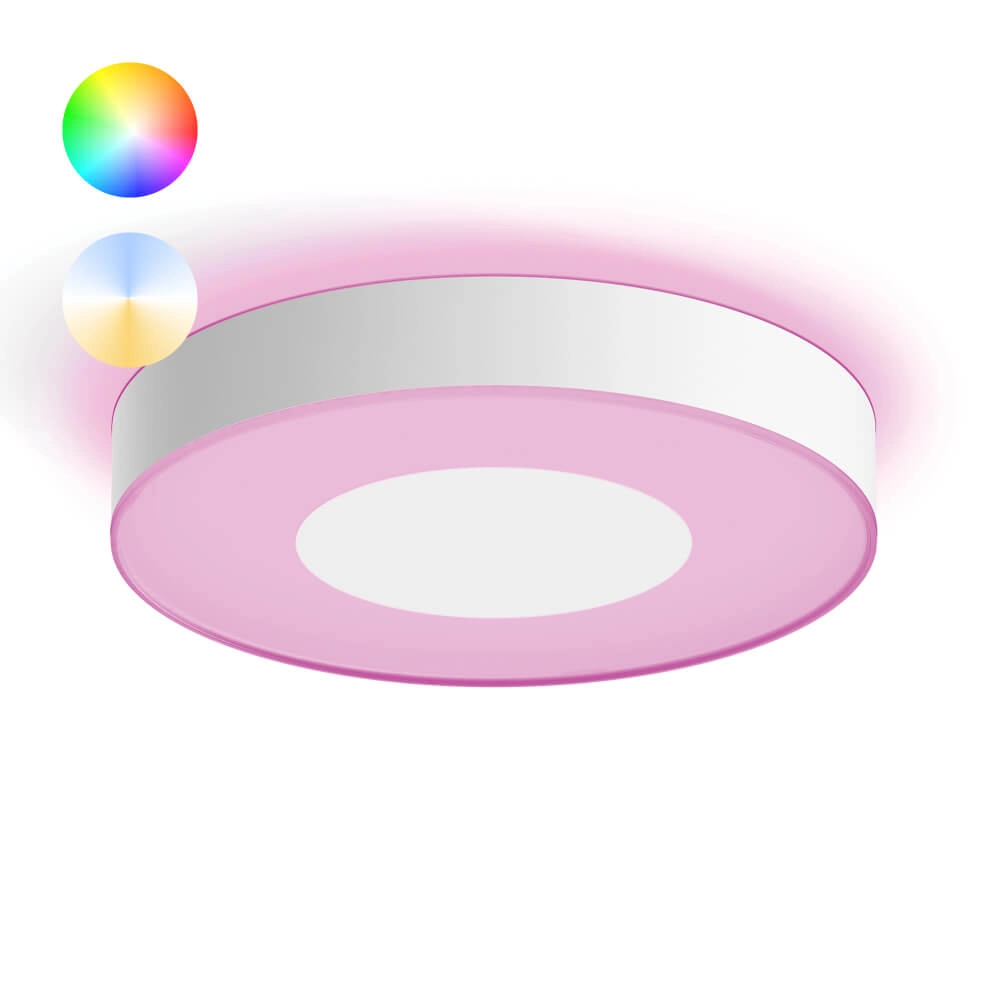 Plafonnier Hue Infuse L - White and color Ø 42,5 cm blanc