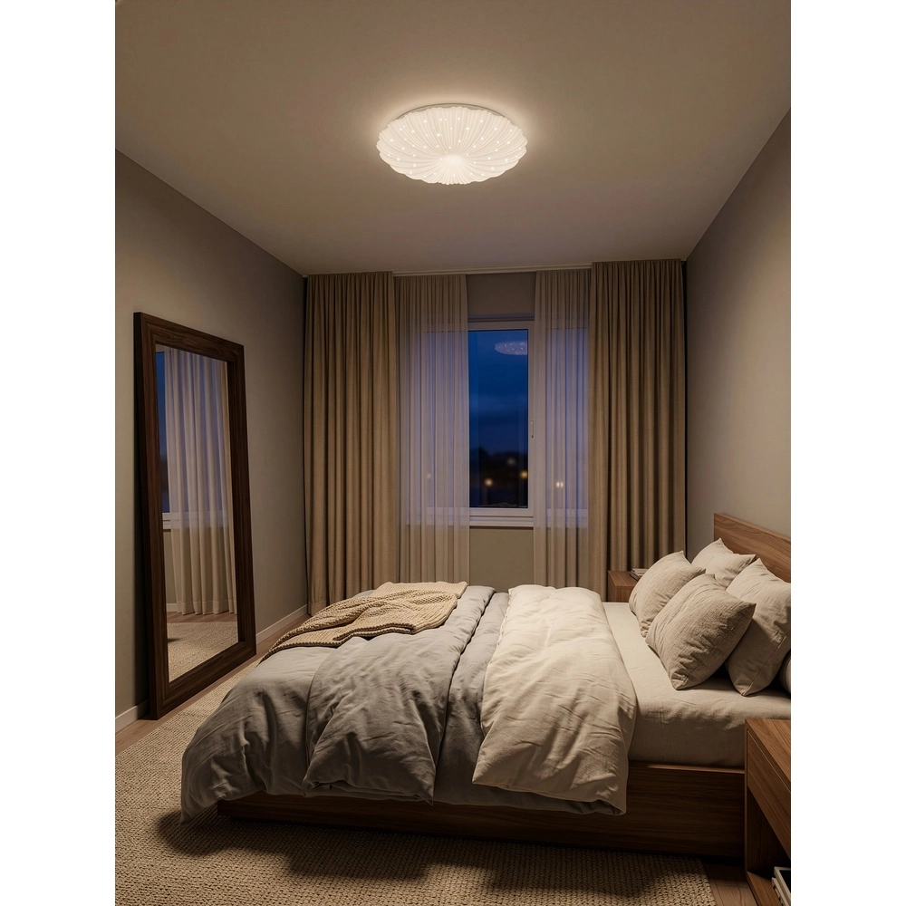 Lampe de plafond Hilo blanc Ø 40cm Trio 4017807704068