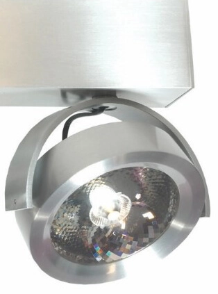 Spot LED Dutchess 3x13w - 2700K - 40cm gris métal Artdelight 8719831732395