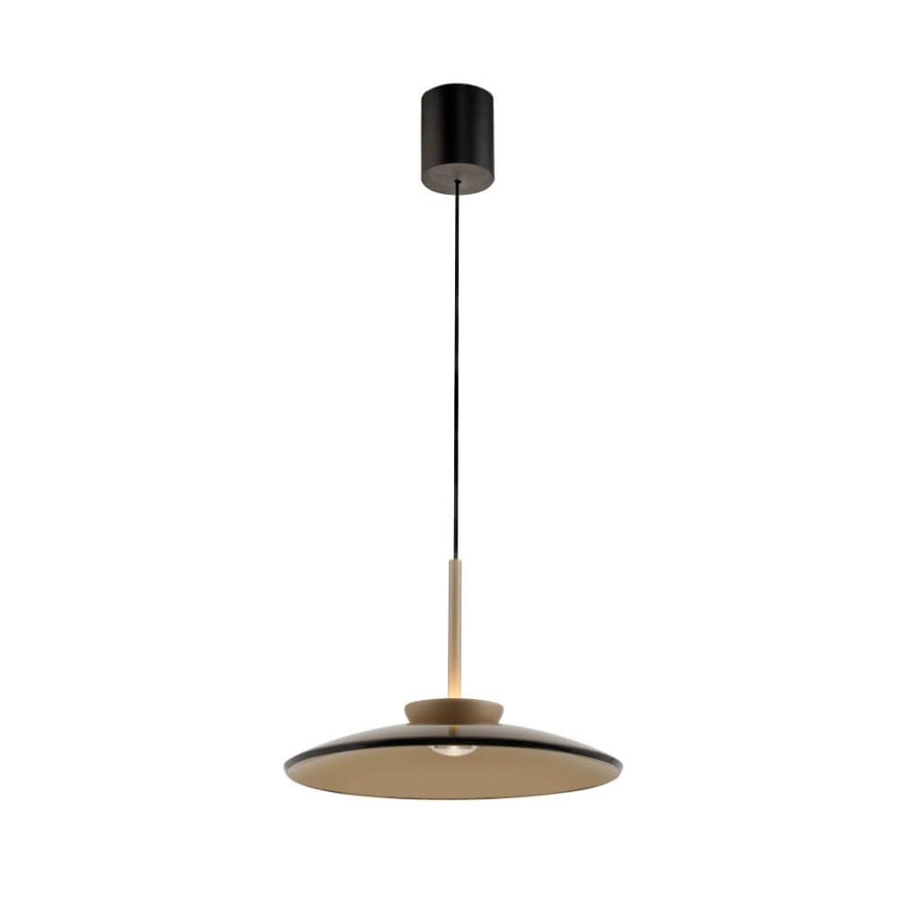 Lampe suspendue 1 lumière Pure E-Moon bronze Paul Neuhaus 4012248382769