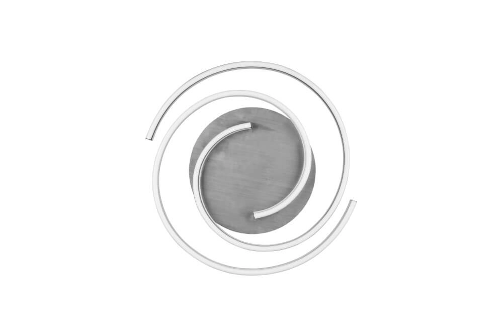 Plafonnier à intensité variable Caya métal avec du noir Trio 4017807541939