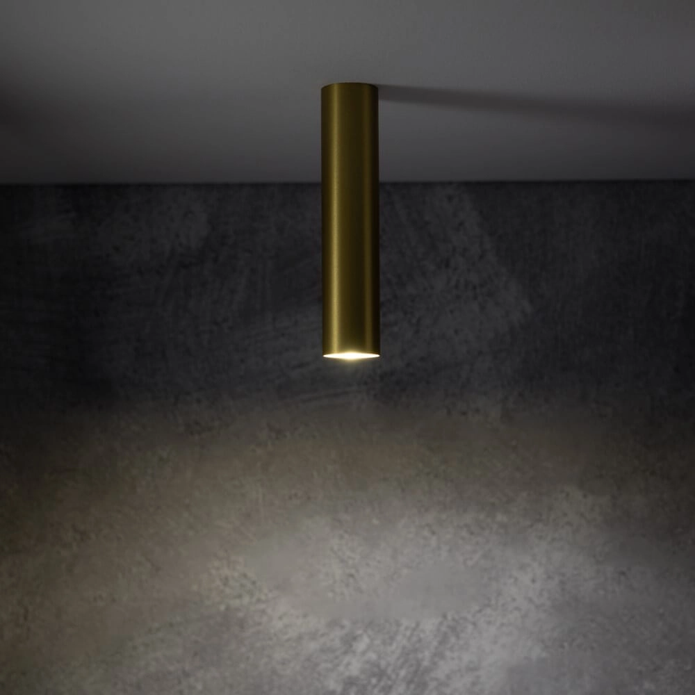 Spot de plafond étroit doré Fourty S Lyora 5903139108829