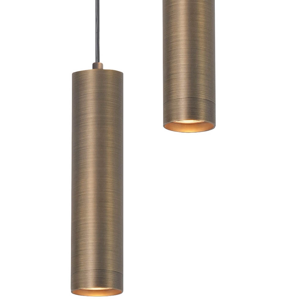 Suspension ronde Perugia bronze - 3x GU10 Highlight 8718379046810
