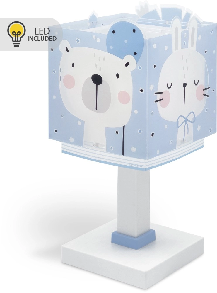 Lampe de table pour chambre d’enfant Baby Jungle bleu Dalber 8420406002408