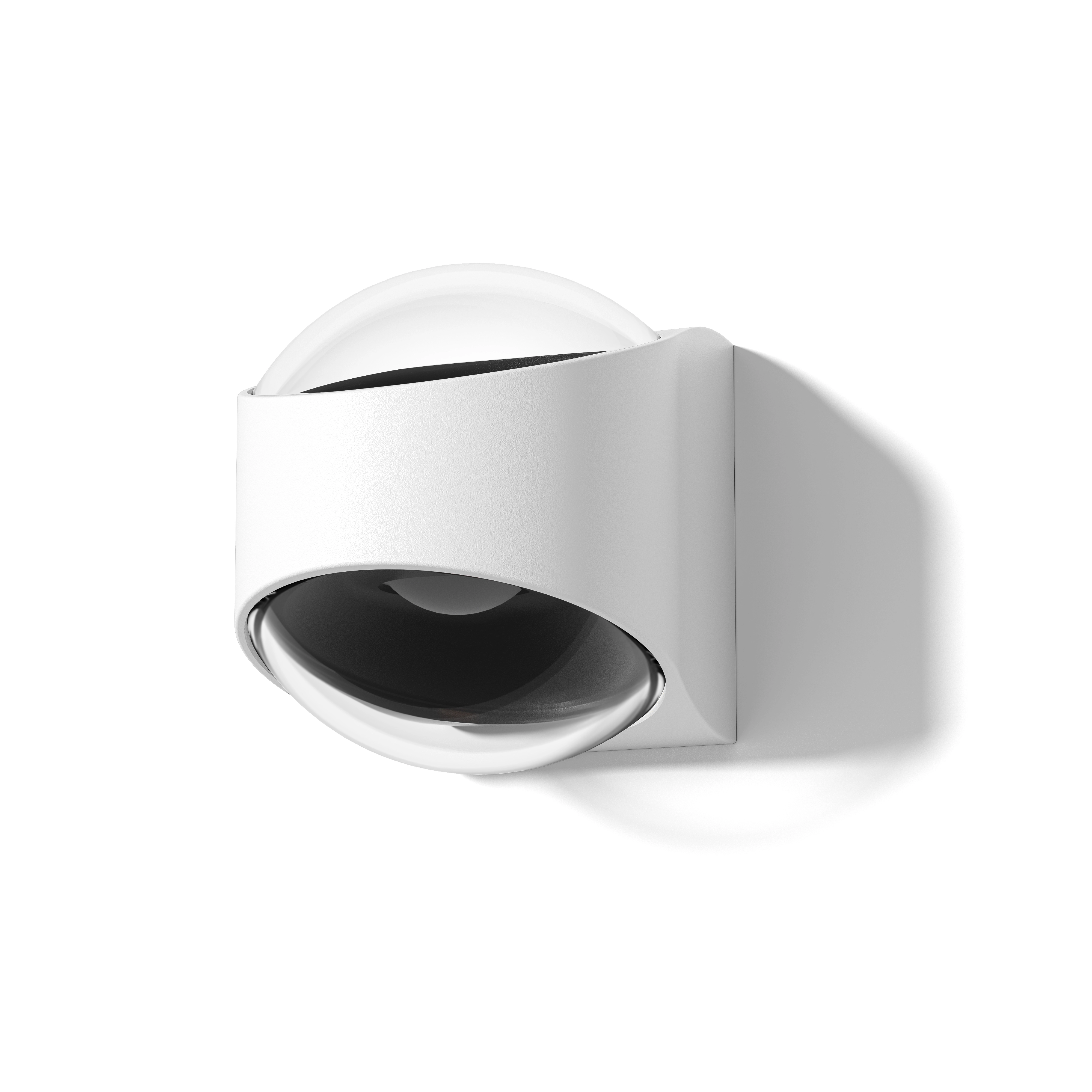 Emplacement mural moderne London Blanc - 2x LED