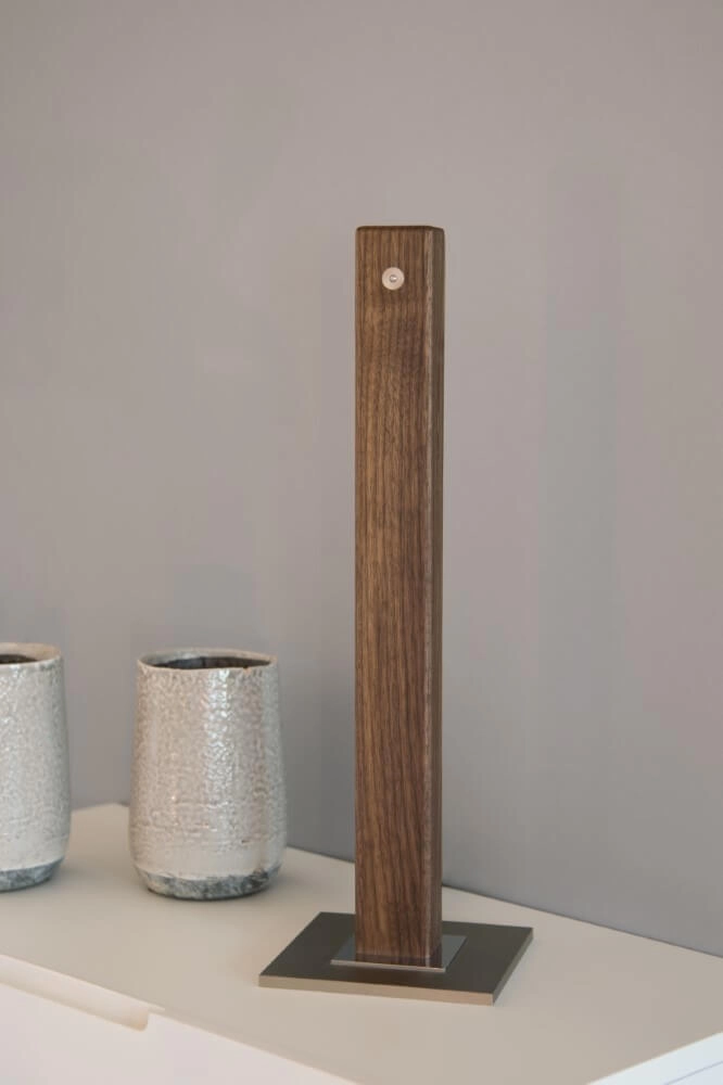 Lampe de table LED Leonora 51 cm - noyer huilé HerzBlut 4021273026340