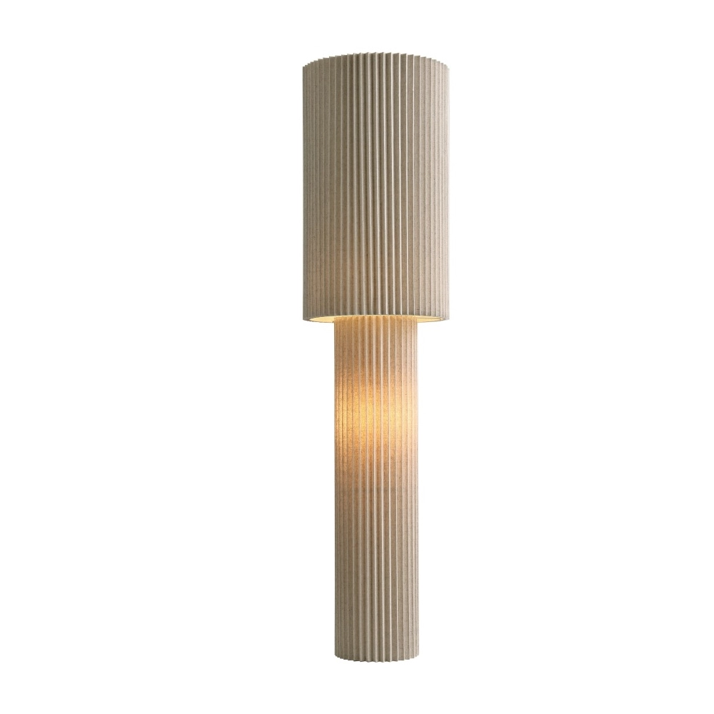 Lampe de pied en lin Renate 140 cm