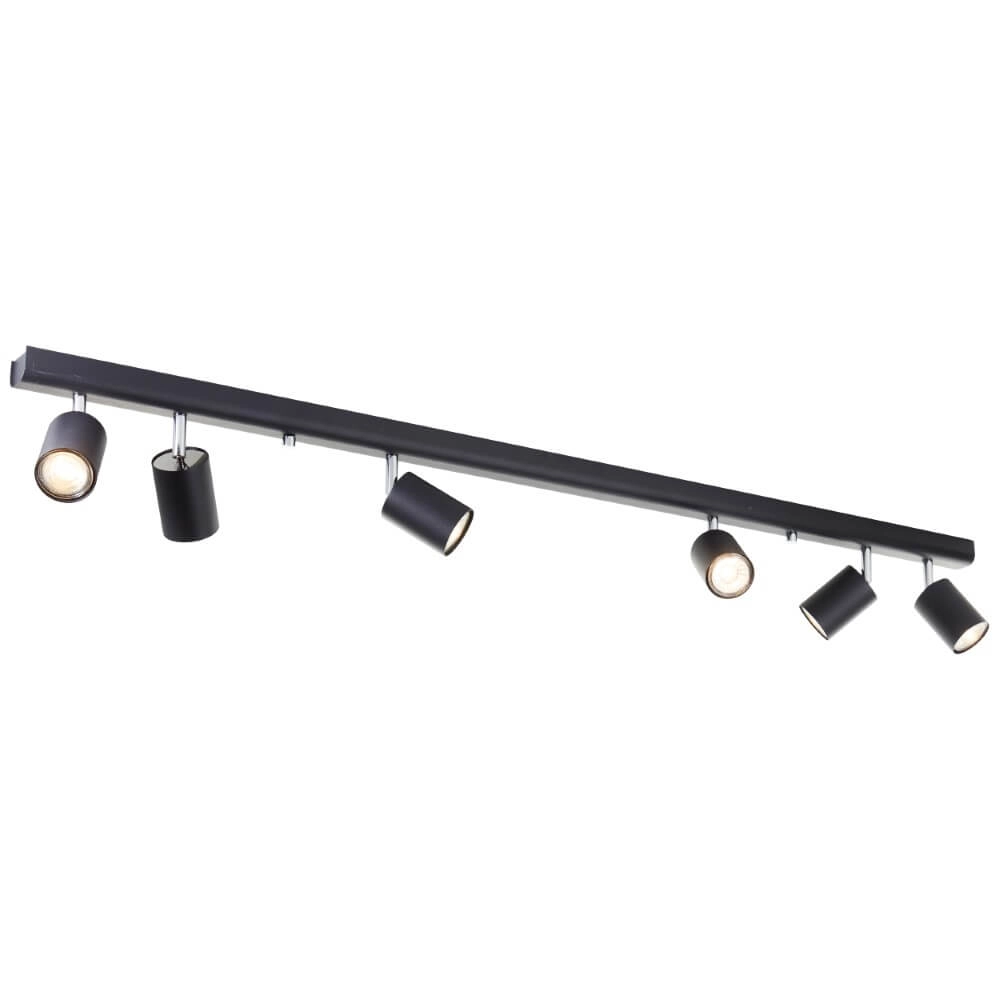 Plafonnier 6 lumières Different conception noir Brilliant 4004353435294