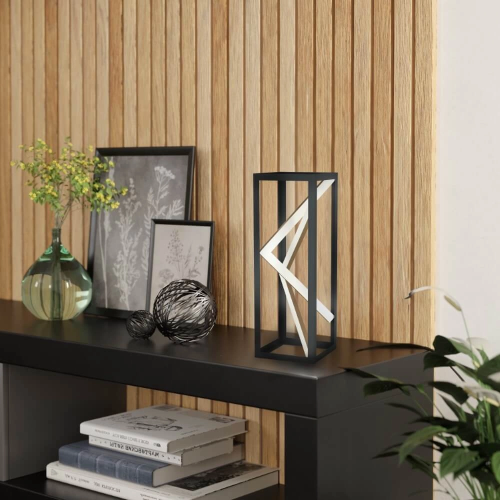 Lampe de table design Penela noir avec de l'or Stars of Light 9008606313761