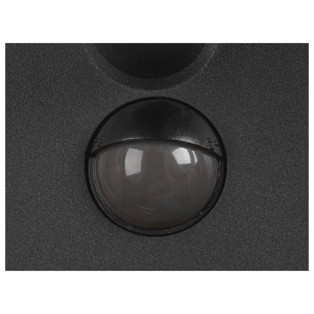 Lampe d'extérieur élégante Q-Ring avec capteur - noir SLV 4024163290746