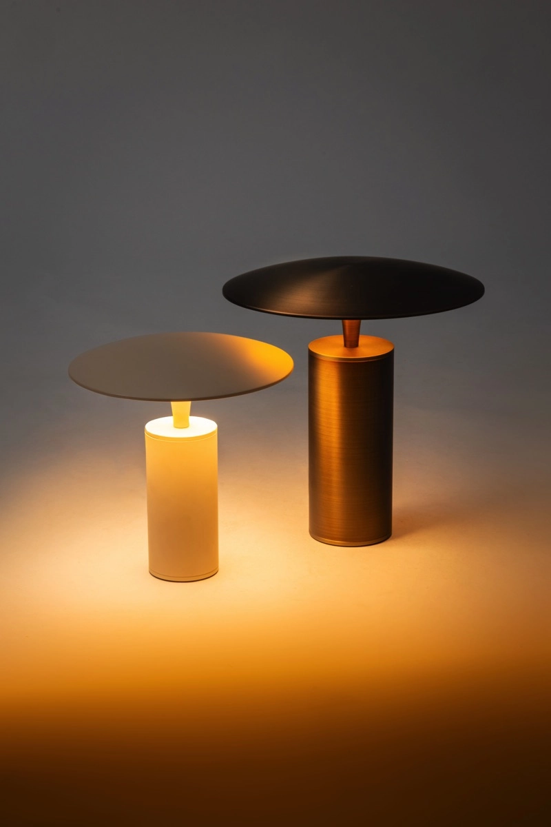 Lampe de table LED Jess Ø 26,5 cm - bronze ETH 8720195311119