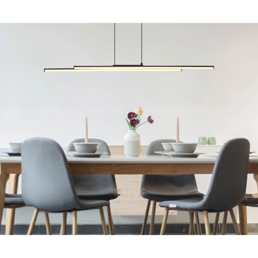 Lampe pendante moderne Kirina 110 cm noir Globo 9007371506248