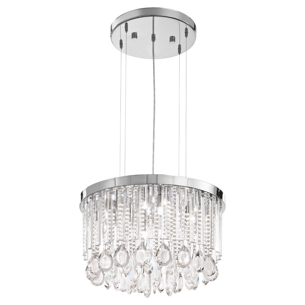 Lampe à suspension Calaonda avec du cristal