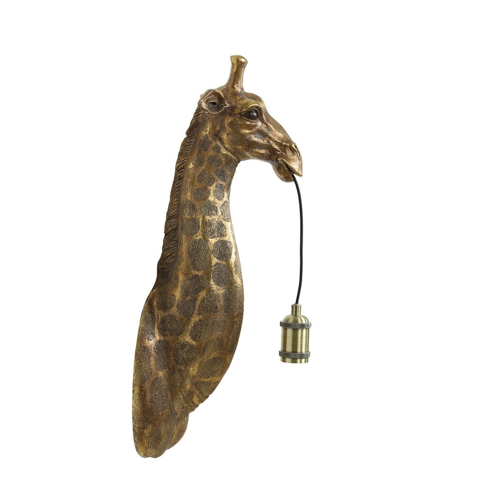 Lampe murale Giraffe bronze Light & Living 8717807607937