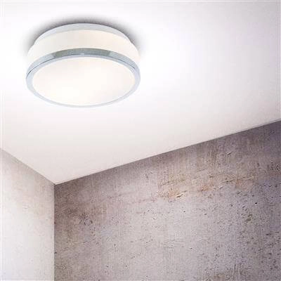 Lampe de salle de bain Discs Ø 29cm Searchlight 5013874395504