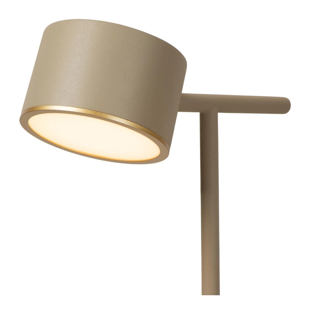 Lampe de table Gian brun sable Lucide 5411212421135