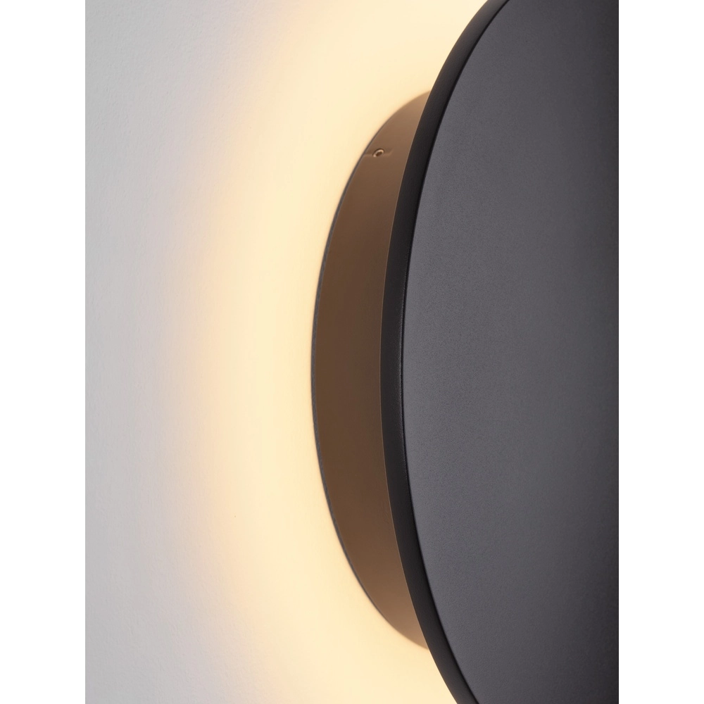 Applique murale ronde Copper noir Ø 30cm Lyora 5212017447388