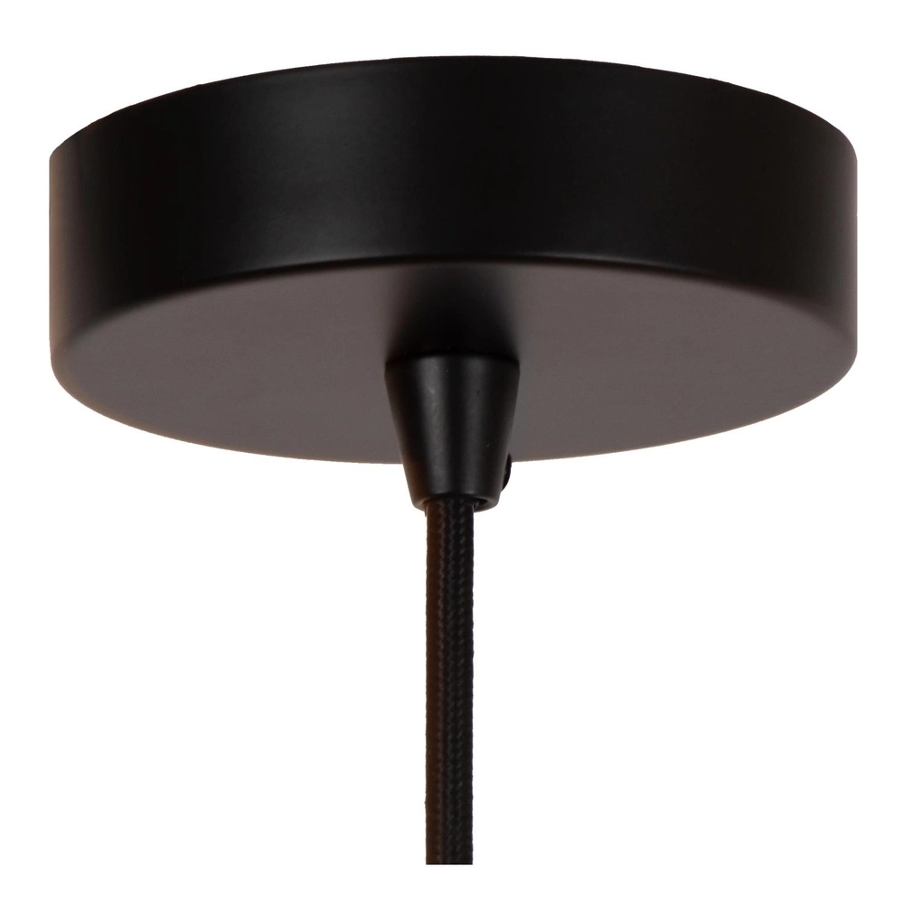 Lampe suspendue Almelo noir avec or à l’intérieur Ø 40cm Lucide 5411212211897