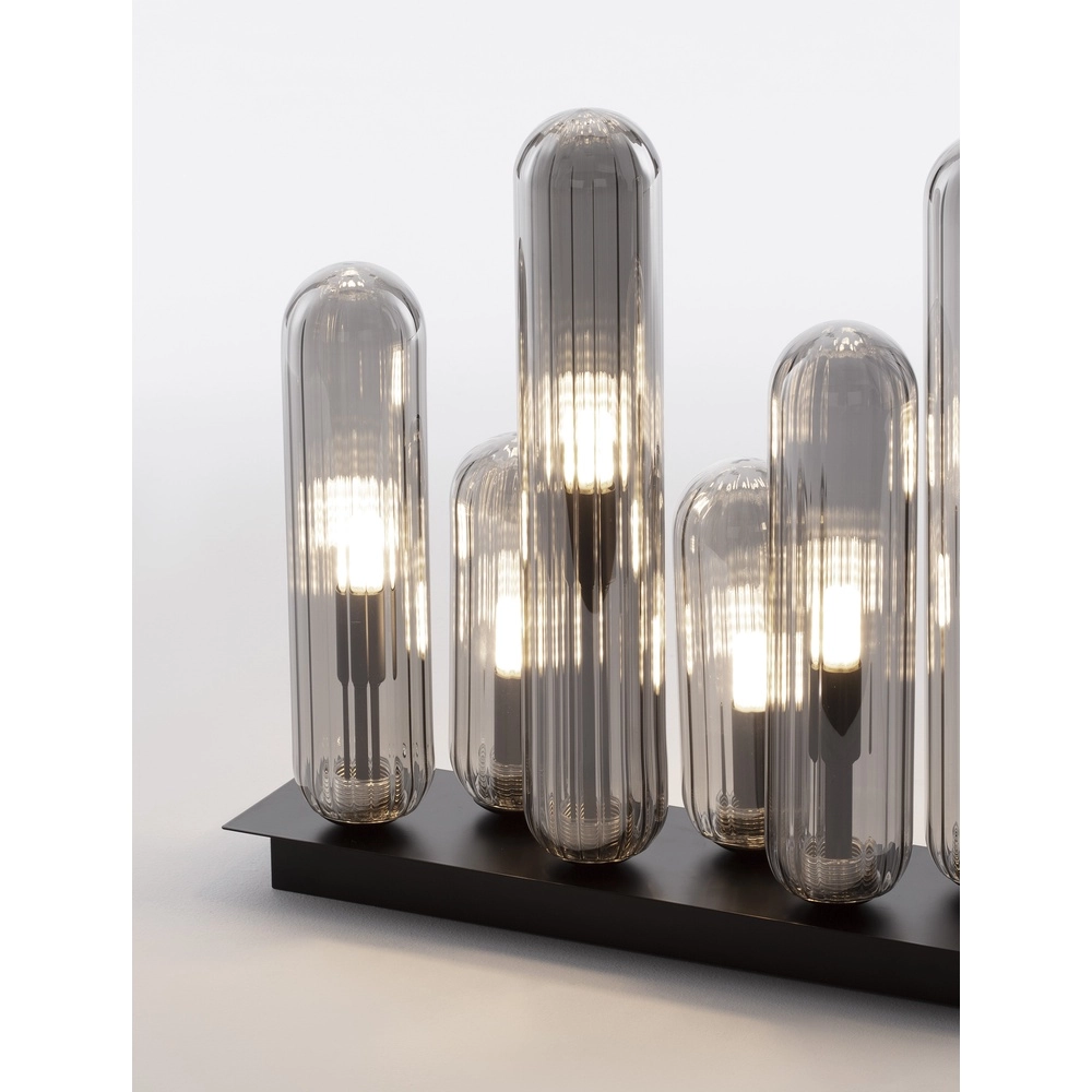 Plafonnier design Gustave noir 6 lumières Lyora 5212017443328
