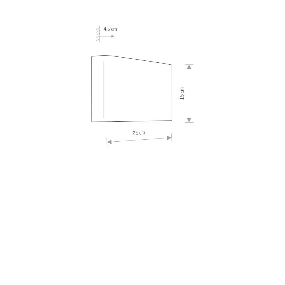Spot mural blanc Haga Lyora 5903139970891