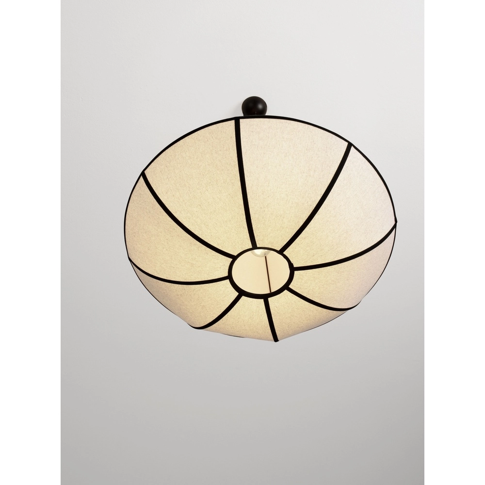 Lampe suspendue Brera noir avec blanc Ø 70cm Lyora 5212017493576