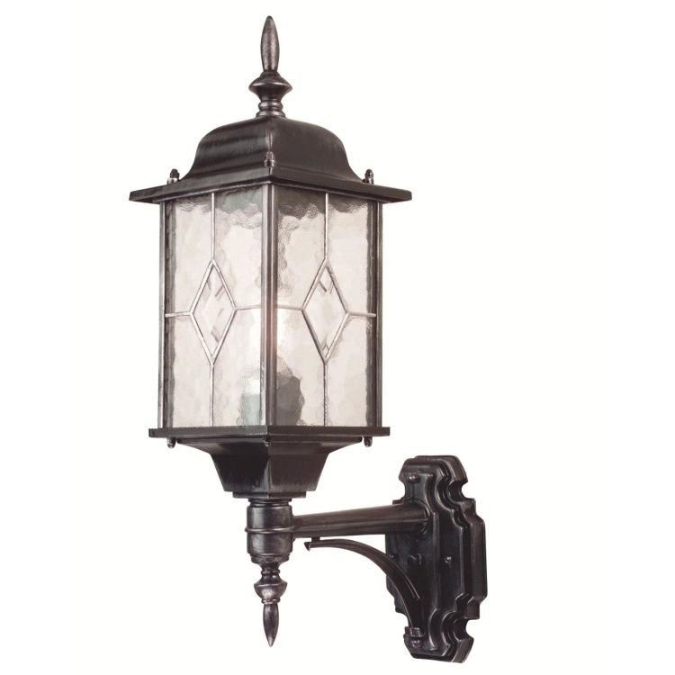 Lampe d'extérieur Wexford Up Noir argent