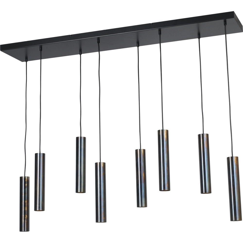 Lampe pendante de salle à manger Run 8 pendentifs à huile tachetés Masterlight 8718121206455