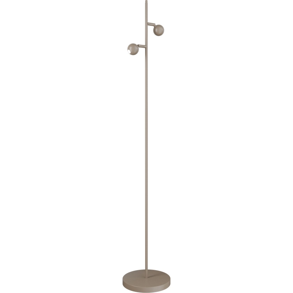 Lampe sur pied à deux lumières Talana Terra beige