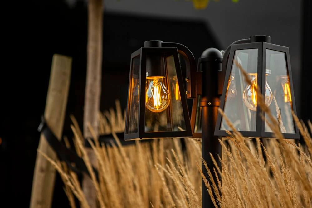 Lanterne à 3 lumières Fia noir Lutec 6939412070698