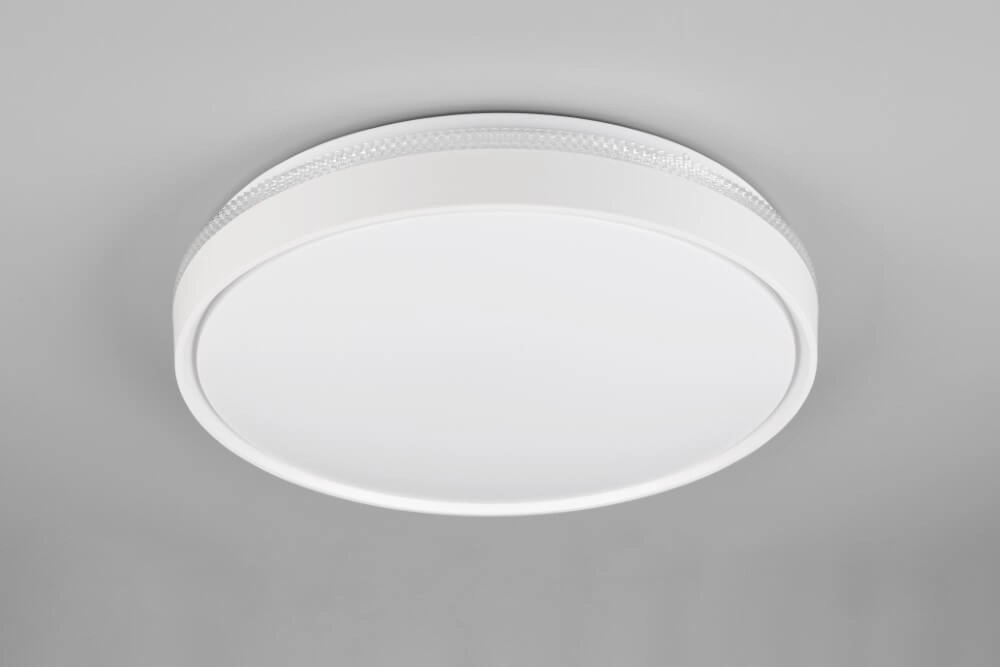 Plafonnier blanc Spacy avec télécommande Trio 4017807612950