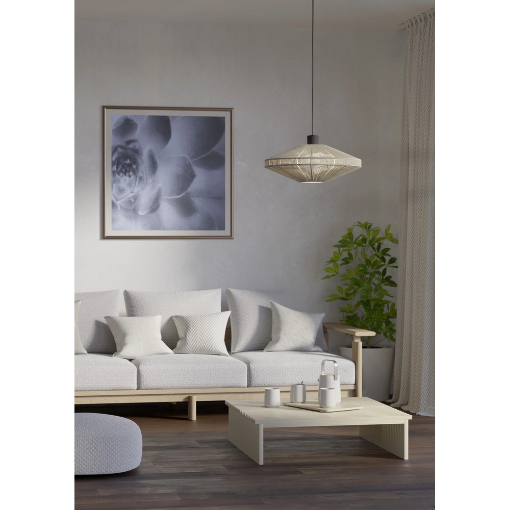 Lampe suspendue à corde Midsumer Ø 38cm Eglo 9002759439996