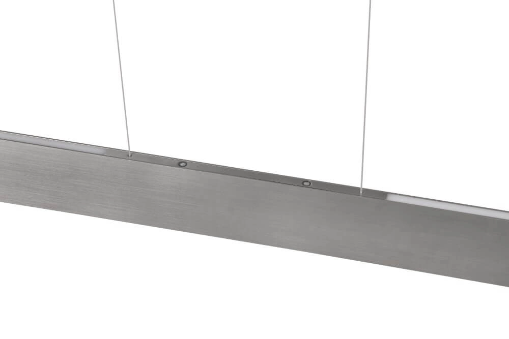 Lampe suspendue de bureau LED Galway 150cm - Acier inoxydable Trio 4017807616675