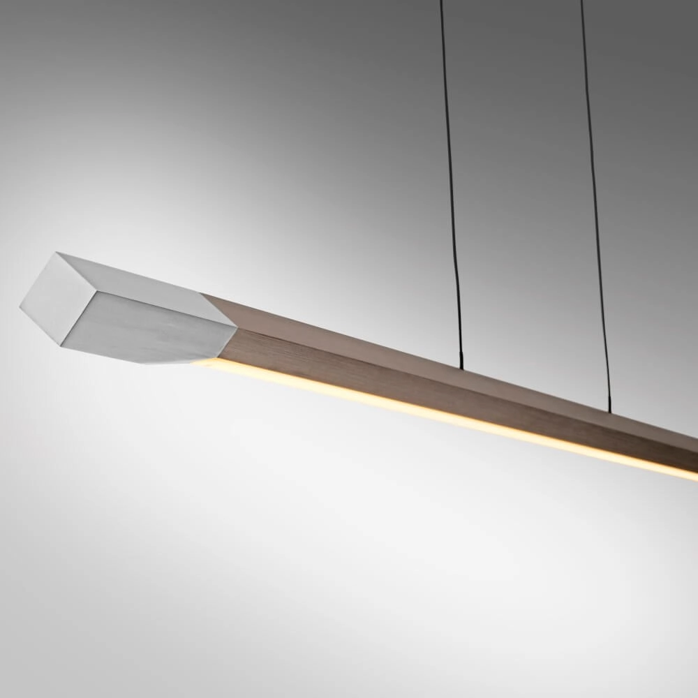 Lampe suspendue design Hoop brun Paul Neuhaus 4012248385968